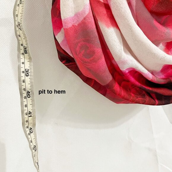 ASOS DESIGN Curve V-Wire Bardot Ruched Mesh Midi Dress Rose Floral - Size 16 - Picture 7 of 7